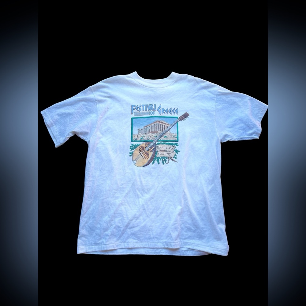✨Vintage 1990s Greek Festival of Greece T-shirt✨